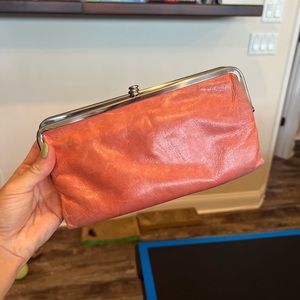 HOBO Pink Leather Wallet
